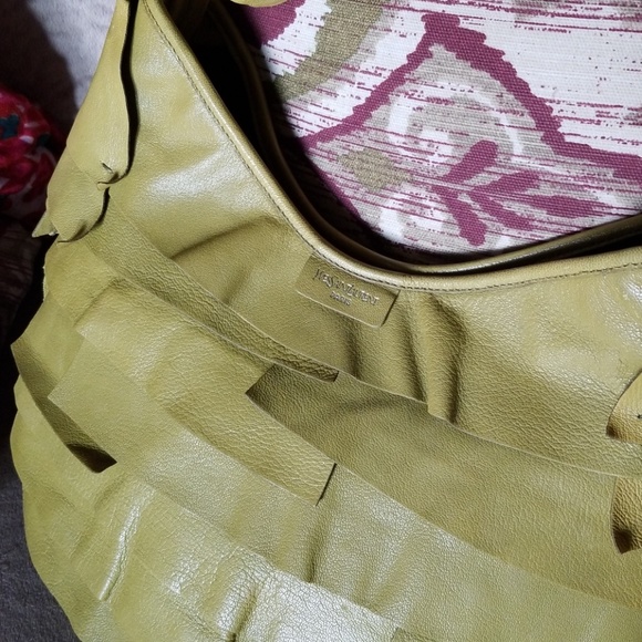 lime green ysl bag
